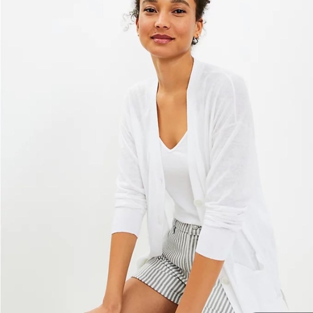 LOFT - V-nk Button Down Cardigan Size